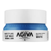 Agiva - Professional Natural Look Hair Styling Wax, 06 Clay White for Matte Finish - 155ml